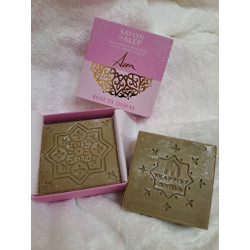 Savon d'Alep à la rose de...