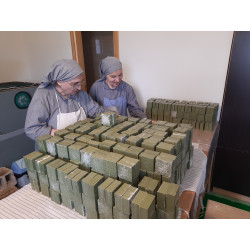 Savon d'Alep au laurier, 120g, fabriqué par les Soeurs trappistes de Homs en Syrie, AZER