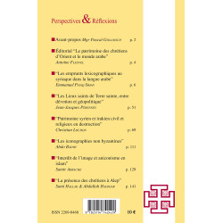 Perspectives & Réflexions n° 5 – 2017 : Le patrimoine des Chrétiens d'Orient