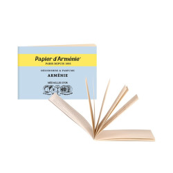 Papier d'Arménie, carnet Arménie bleu
