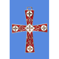 Croix bronze Alpha Omega...