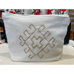 Trousse brodée motif...