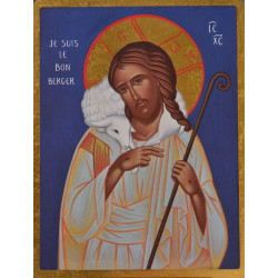 Icône dorée à la feuille,...