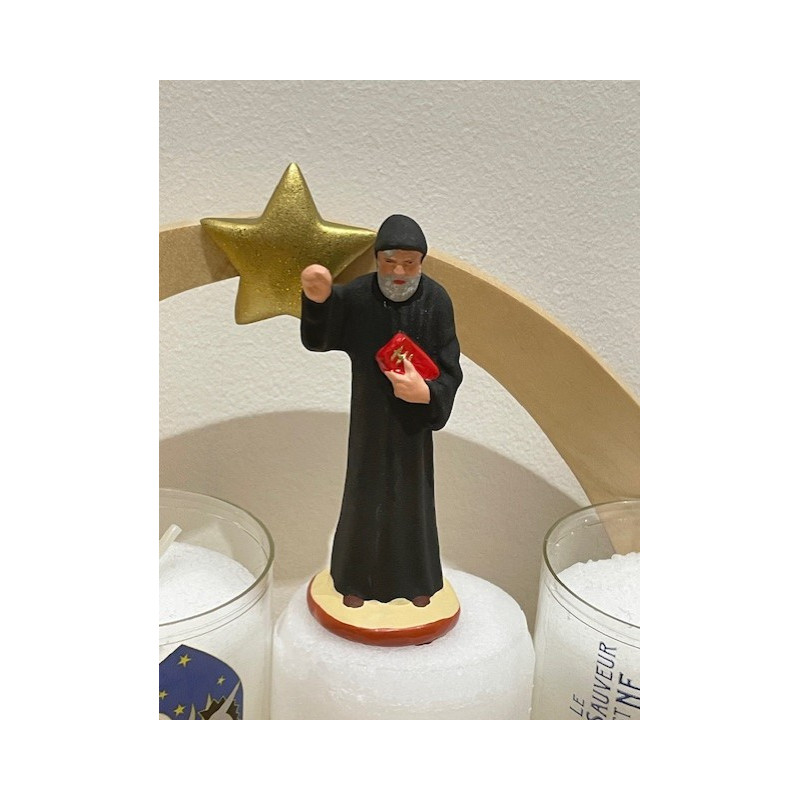 Santon Saint Charbel, 7 cm, Gateau et Fils