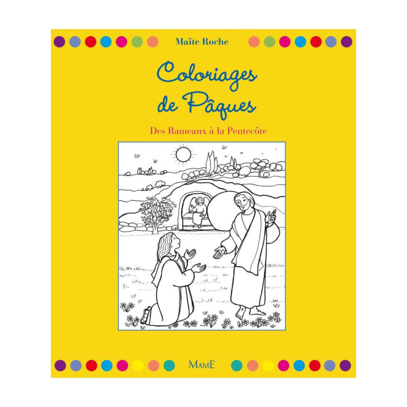 Coloriages de Pâques, Maïté Roche, Mame