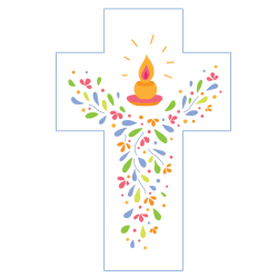 Croix en bois blanche...