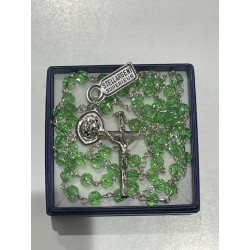 Chapelet stellargent en péridot, Partant