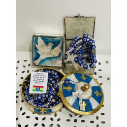 Chapelet Saint-Benoit bleu...
