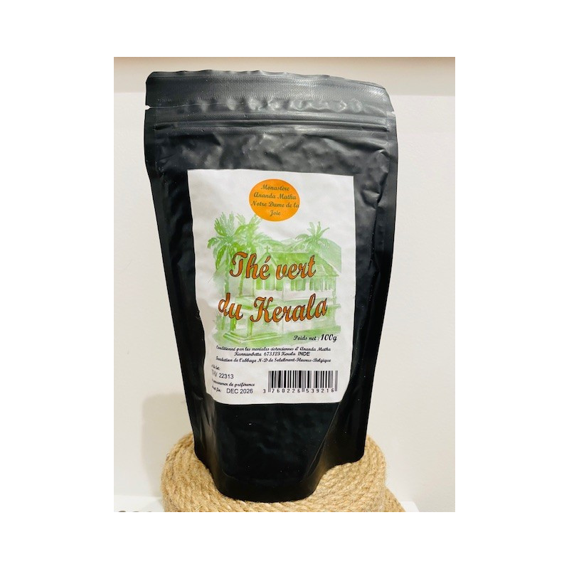 Thé vert, 100g, Monastère Notre Dame de la Joie, Kérala - Inde, 50g