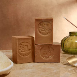 Savon d'Alep pur olive 200g, fabriqué en Syrie, Al Bara