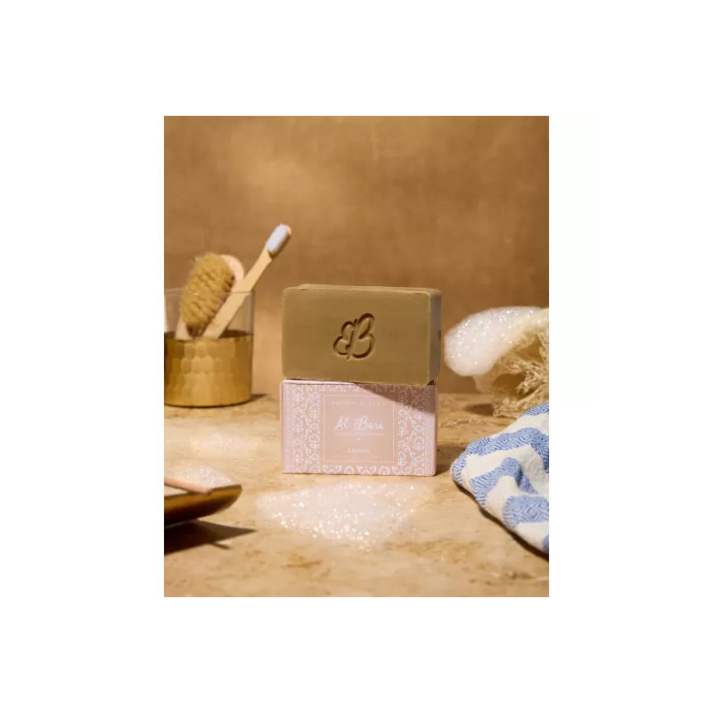 Savon d'Alep au jasmin,100g, fabriqué en Syrie, Al Bara